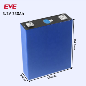 eve 3.2v 230ah prismatic lithium iron phosphate battery lifepo4 cells for electric vehicles solar energy lf230